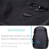 35L 100L Rain Cover Backpack Waterproof Bag Large Dust Hiking Camping Bags Portable Black Schoolbag Rain Cover For 90L 120L 50L