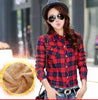 PEONFLY Plaid Fashion Hoodie - Women's