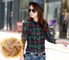 PEONFLY Plaid Fashion Hoodie - Women's