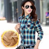 PEONFLY Plaid Fashion Hoodie - Women's