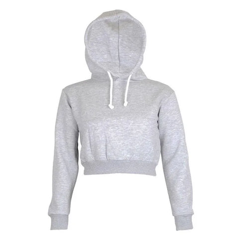 AOWOFS Long Sleeve Crop Hoodie - Women's