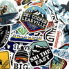 SNWTOP 10/30/50pcs Winter Skiing Snow Mountain Graffiti Stickers