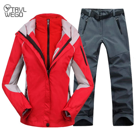 TRVLWEGO Women’s Ski Jacket / Pants Set