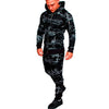 FUJIAN Black Camouflage Men  Suit