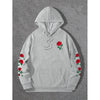 SPORTLAND Floral Embroidered Hoodie - Unisex