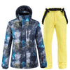 ARCTIC QUEEN Denim Ski Suit / Denim Snowboard Pant + Jacket Set