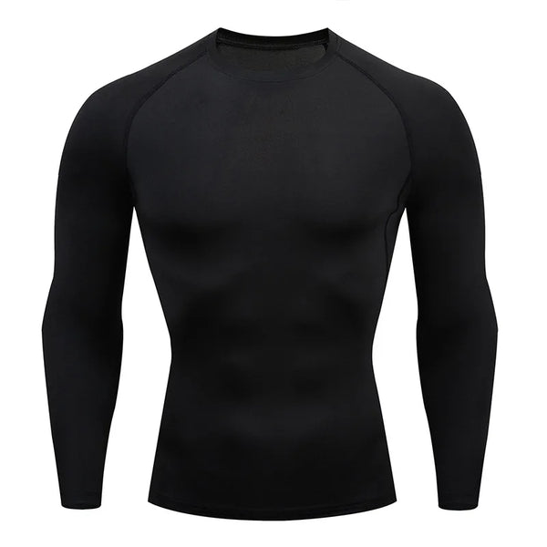 HOOTHREADS Long Sleeve Tattoo Compression Shirt