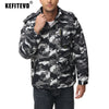 KEFITEVD Camo Ski Jacket Mens