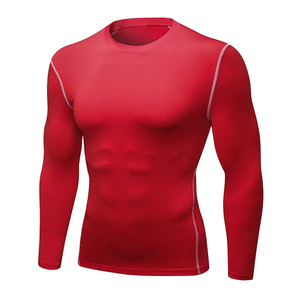 CHEN ASTA Tight Long Sleeve Mens Base Layer Top