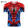 TEBELK Compression Shirt Super Hero