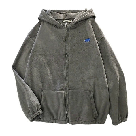 ZUOLUNOUBA Women's Hoodie With Zippers