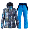 ARCTIC QUEEN Denim Ski Suit / Denim Snowboard Pant + Jacket Set