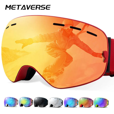 Ski Goggles Men Women Snowboard Glasses Winter Outdoor Sport Snowmobile Sunglasses Uv400 Double Layers Lens Anti-Fog Skiing Gogg