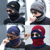 WASUZI Knitted Ski Hat and Scarf