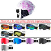 LOCLE Ultralight Ski Helmet with Safety Integrally-Molded Snowboard Helmet Skiing Snow Snowmobile Helmet Men Women Child Kids