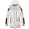 TELLHIGH Parka Coat With Fur Hood