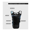 ROSWHEEL Water Hydration Pack with 5L Bladder