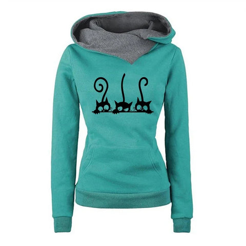 OLOMLB Cat Lovers Hoodie - Women's