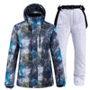 ARCTIC QUEEN Denim Ski Suit / Denim Snowboard Pant + Jacket Set