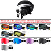 LOCLE Ultralight Ski Helmet with Safety Integrally-Molded Snowboard Helmet Skiing Snow Snowmobile Helmet Men Women Child Kids