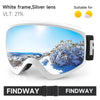 FINDWAY Youth Snow Goggles For Ski / Snowboard