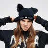 EXPOMPU Knitted Cat Beanie With Ears