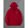 SPORTLAND Floral Embroidered Hoodie - Unisex