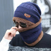 WASUZI Knitted Ski Hat and Scarf