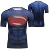 MINISO Short Sleeve Superhero Compression Shirts