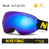 NATFIRE UV400 Mirror Snowboard Goggles