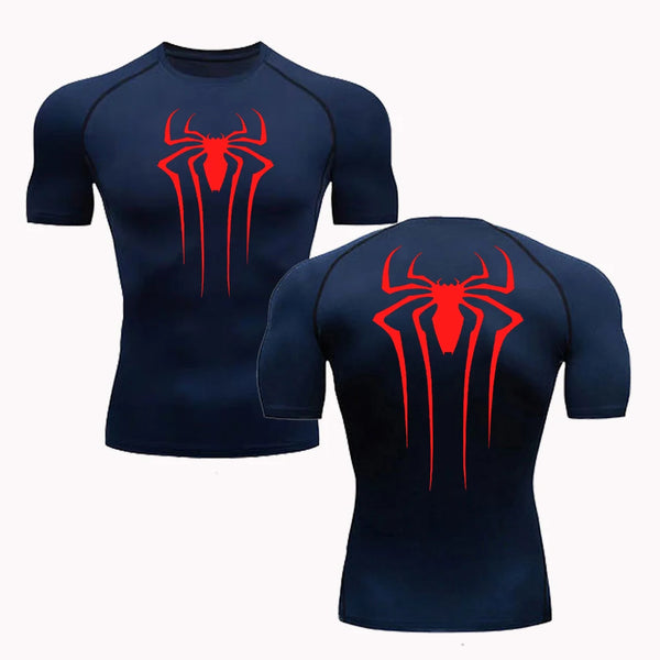 LETSNAGOU Superhero Compression Shirts Short Sleeve