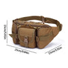 ISKYBOB Molle Bag Waterproof Waist Bag