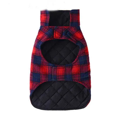 HJKL Plaid Dog Coat