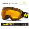 NATFIRE UV400 Mirror Snowboard Goggles