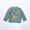 MILANCEL Winter New Cartoon Kids Baby Sweaters Fur Lining Kids Knitwear Fleece Boys Pullover Coat