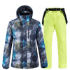 ARCTIC QUEEN Denim Ski Suit / Denim Snowboard Pant + Jacket Set