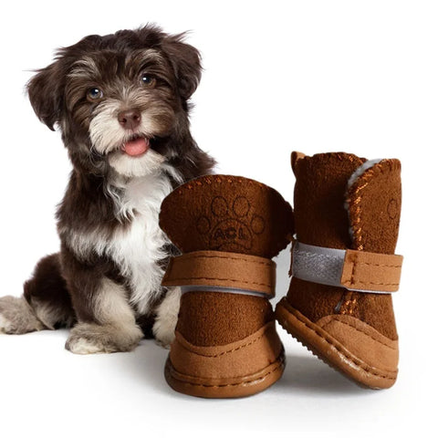 RPXBGUCKARHG 4pcs/set Pet Dog Shoes