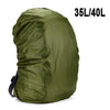 35L 100L Rain Cover Backpack Waterproof Bag Large Dust Hiking Camping Bags Portable Black Schoolbag Rain Cover For 90L 120L 50L