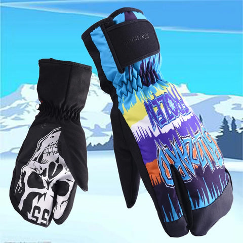 Ski Gloves New Winter Warm Outdoor Sports Windproof Waterproof Men Women Guantes Skiing Cycling Mountaineering Snowboard Mittens