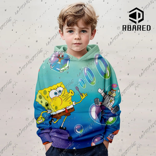 RBARED Spongebob Hoodie For Kids