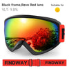 FINDWAY Youth Snow Goggles For Ski / Snowboard