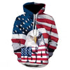 FASHION Eagle American Flag Hoodie