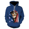 FASHION Eagle American Flag Hoodie