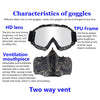 APWIKOGER Snowboard Goggles with Mask