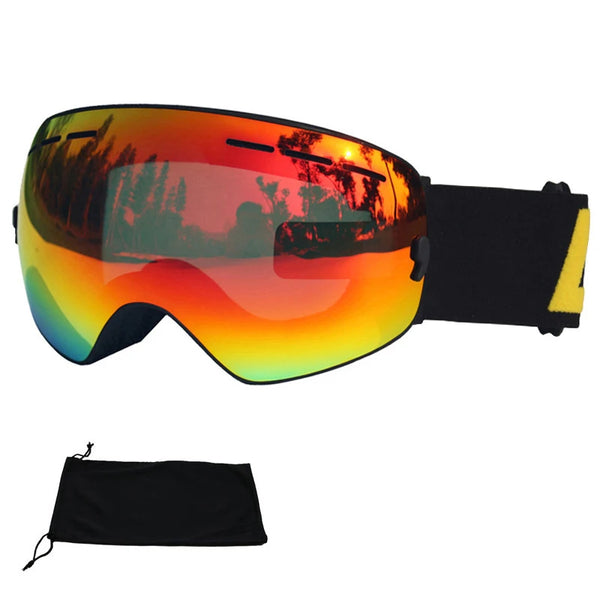 LOCLE Double Lens Ski Goggles