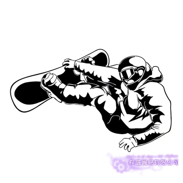 Snowboarding Sticker Decal Skiing Ice Sports Posters Vinyl Pegatina Wall Decals Decor Mural Car Snowboarding Decal