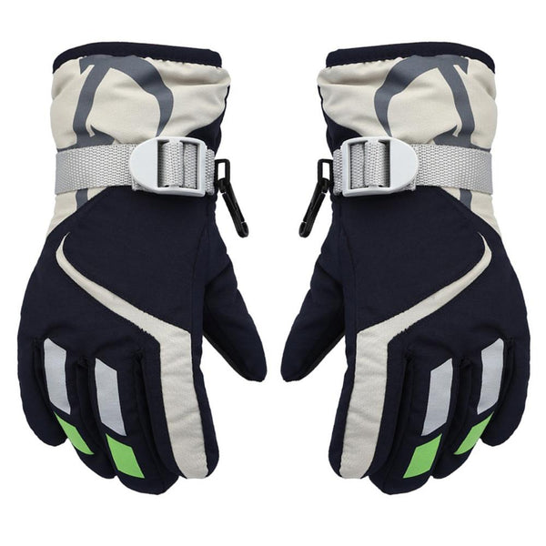 THINKTHENDO Winter Waterproof Ski Snowboard Gloves - Kid's