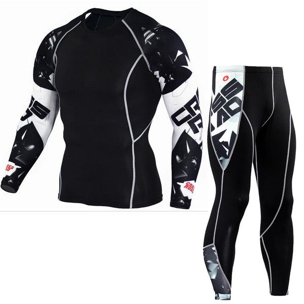 GEJINIDI  Sports Base Layer Shirt and Pants