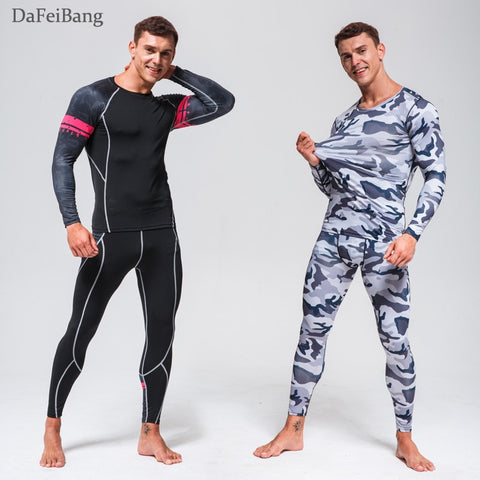 DAFEIBANG Thermal Base Layer Top and Bottoms Set