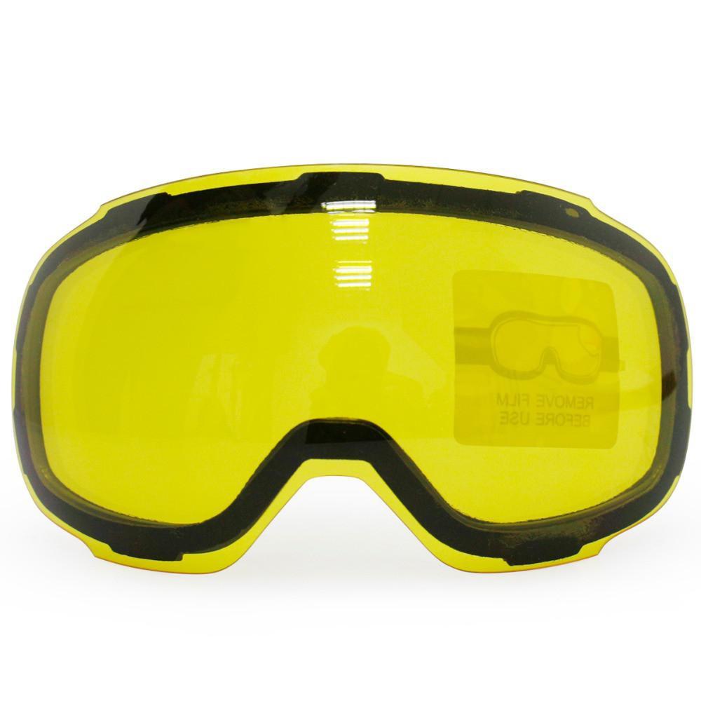 BUY COPOZZ - Snowboard Ski GOG-2181 NOW! Magnetic Lens ON SALE Snow Goggles Gear Yellow for Cheap